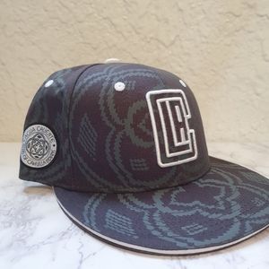 LA Clippers SnapBack gray design  aqua caliente